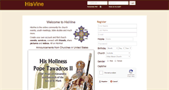 Desktop Screenshot of hisvine.com